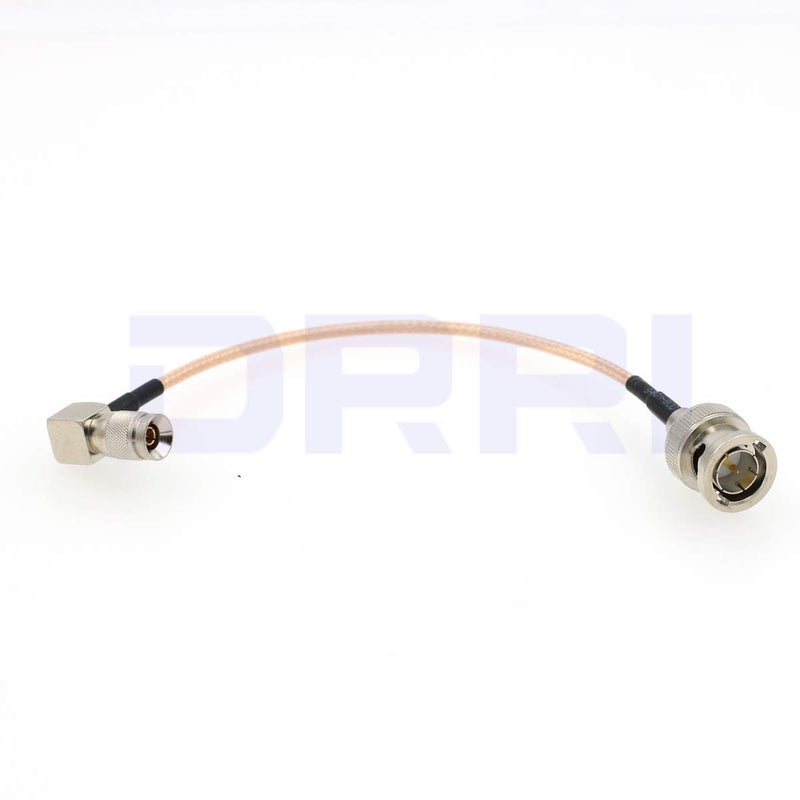 DRRI 75 ohm RG179 HD SDI Coaxial Cable DIN 1.0/2.3 to BNC Male for Blackmagic Video Assist/SSD Shuttle/BMD Devices (15CM) - Image 2